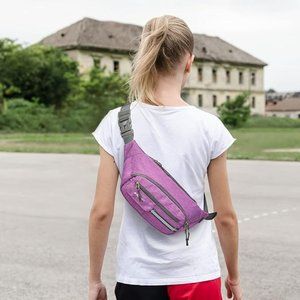 G4Free Cross Body Sling Belt Bag Waist Pack with RFID blocking ~NEW